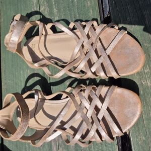 Johnston & Murphy tan leather sandals